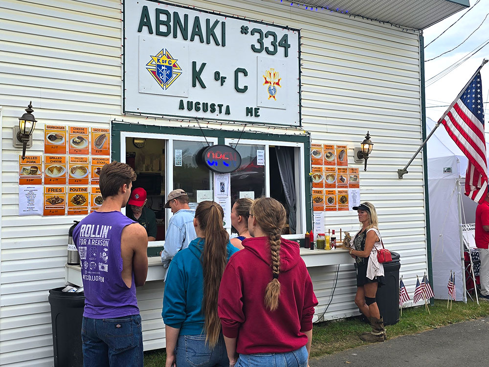 Image of the Knights' Windsor Fair booth